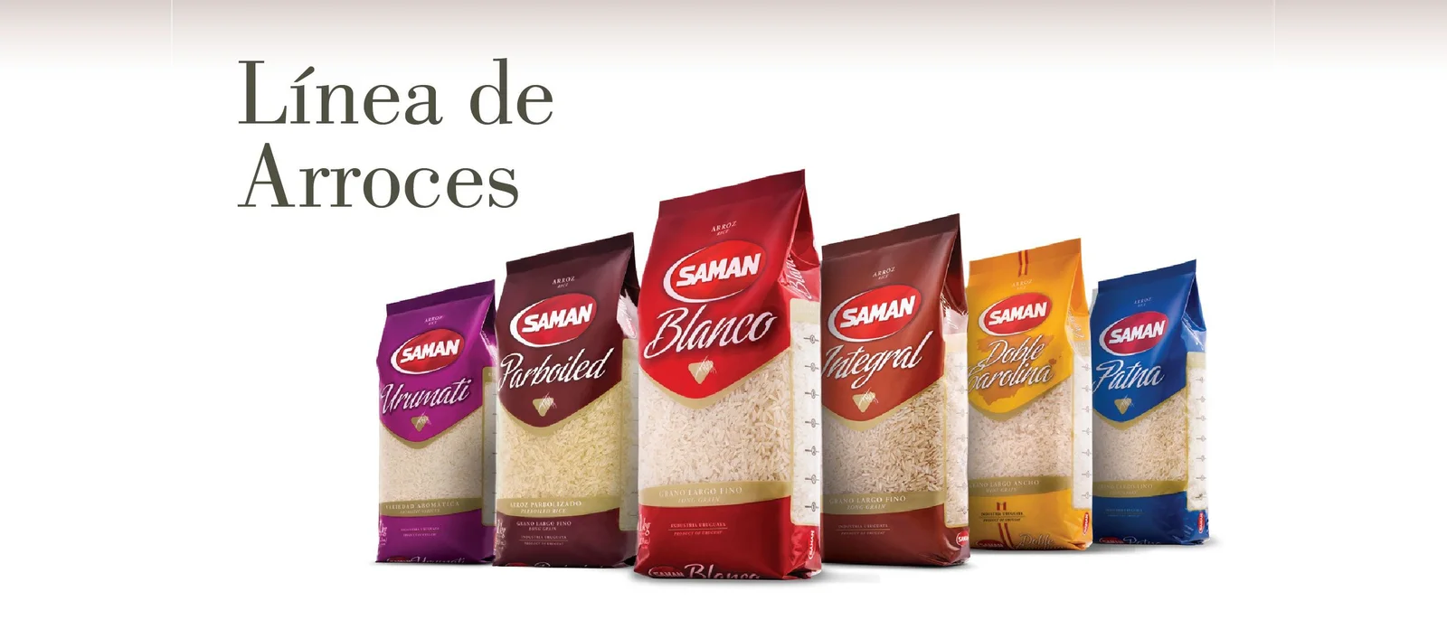 Saman: línea de arroces